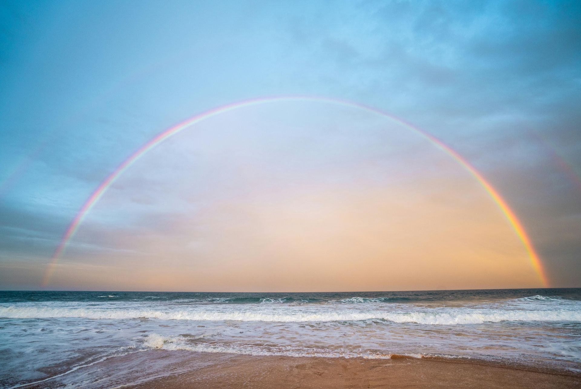 A rainbow to symbolize renewal