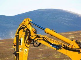hydraulic services - Aberdeen, Highlands - Arch Hydraulic Engineering - digger