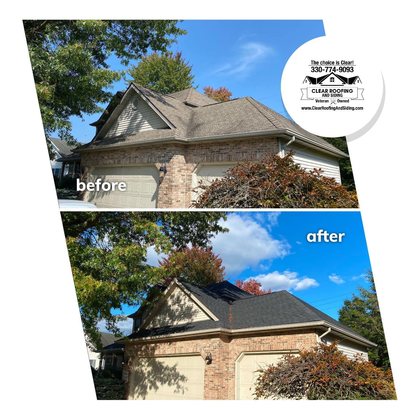 Roof Installations Canfield, OH Clear Roofing and Siding LLC