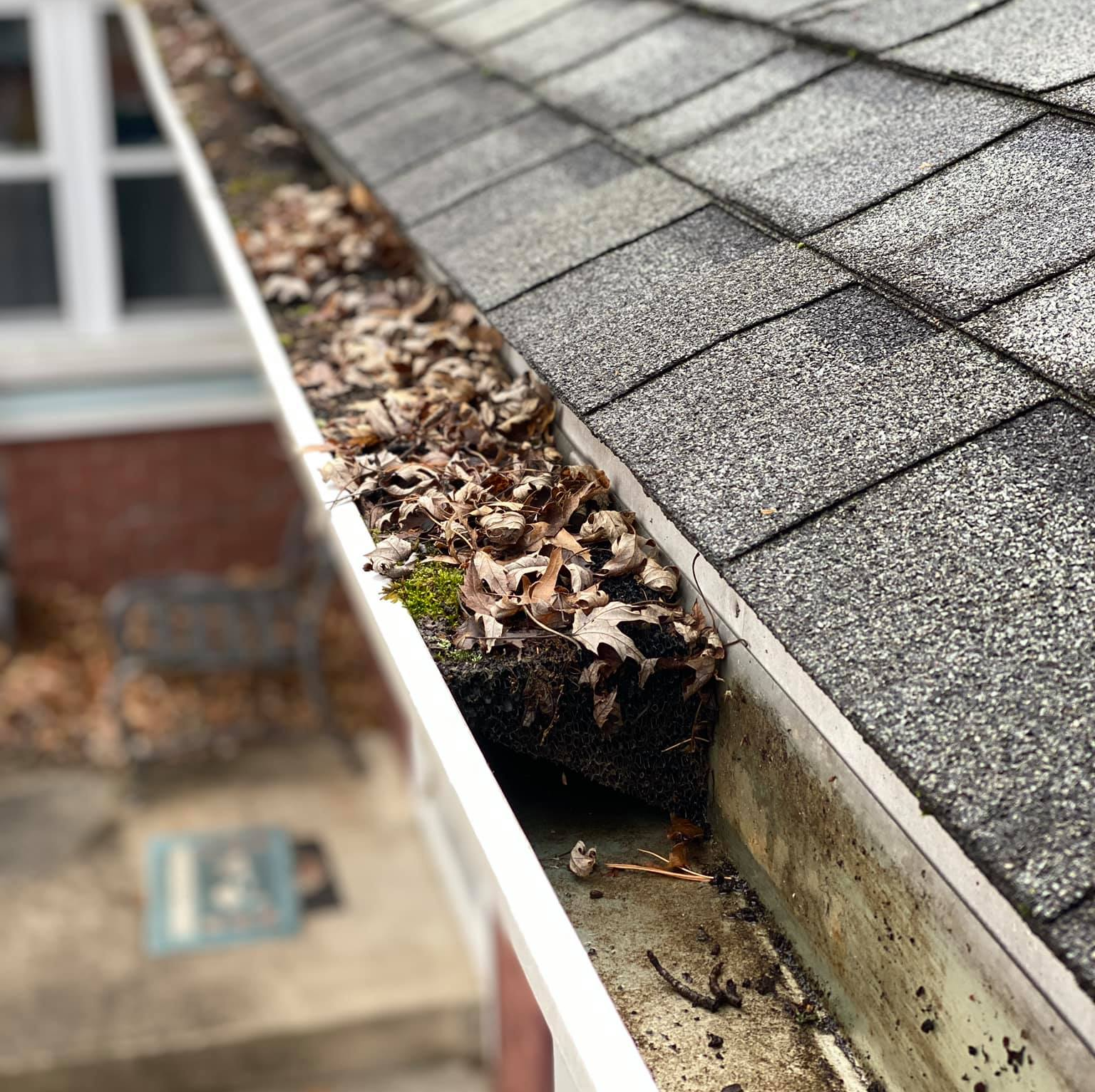 Plastic Rain Gutter — Canfield, OH — Clear Roofing and Siding LLC