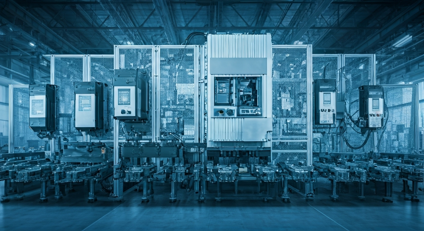 A factory filled with lots of machinery and equipment.
