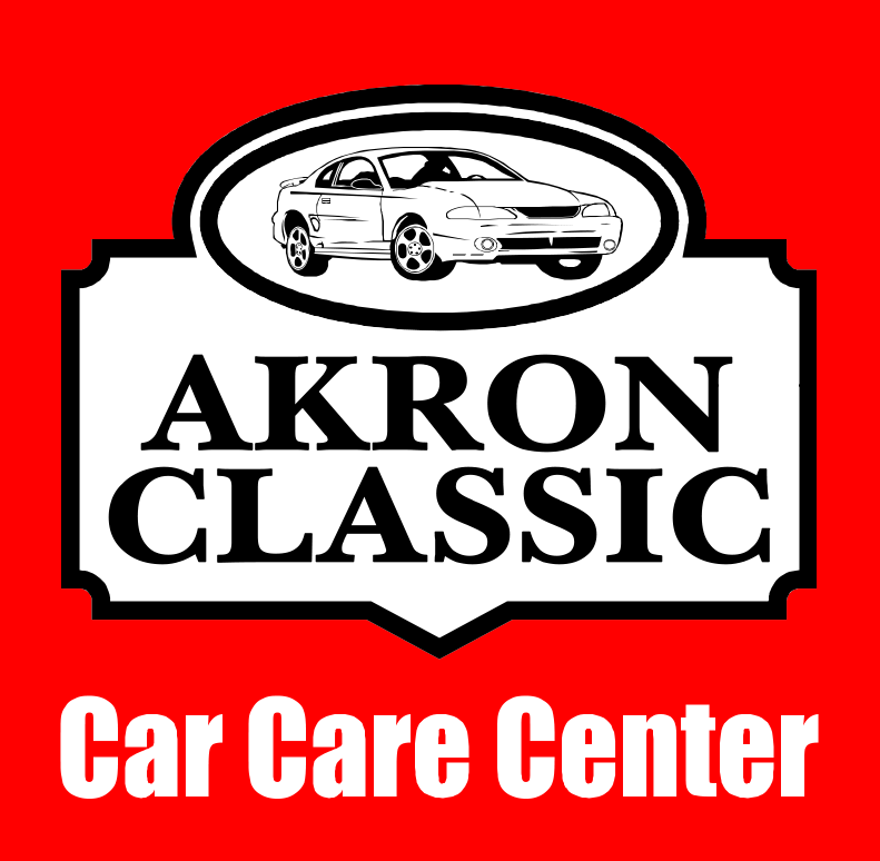 Logo for Akron Classic Auto Body, with 