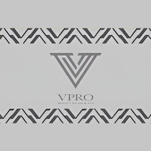 A logo for a beauty salon and spa called vpro