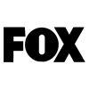 The fox logo is black and white on a white background.