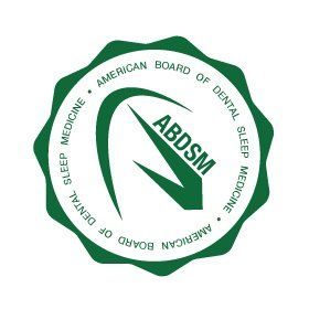 The logo for the american board of dental sleep medicine
