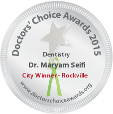 A doctors choice award for dentistry dr. maryam seifi