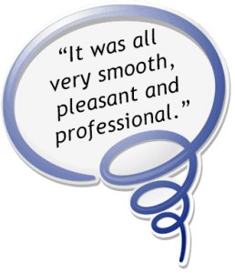 image of patient dental review quote