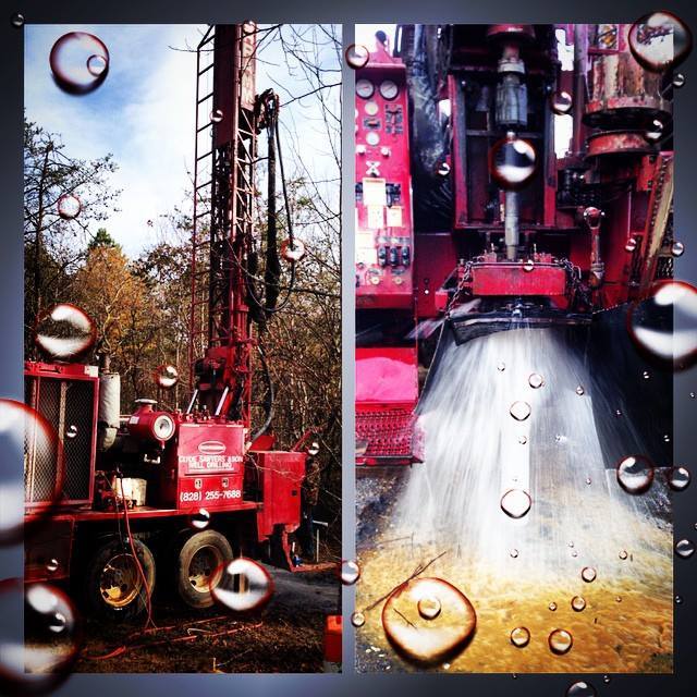 Truck Driller Working And Getting Water | Candler, NC | Clyde Sawyers & Son Well Drilling