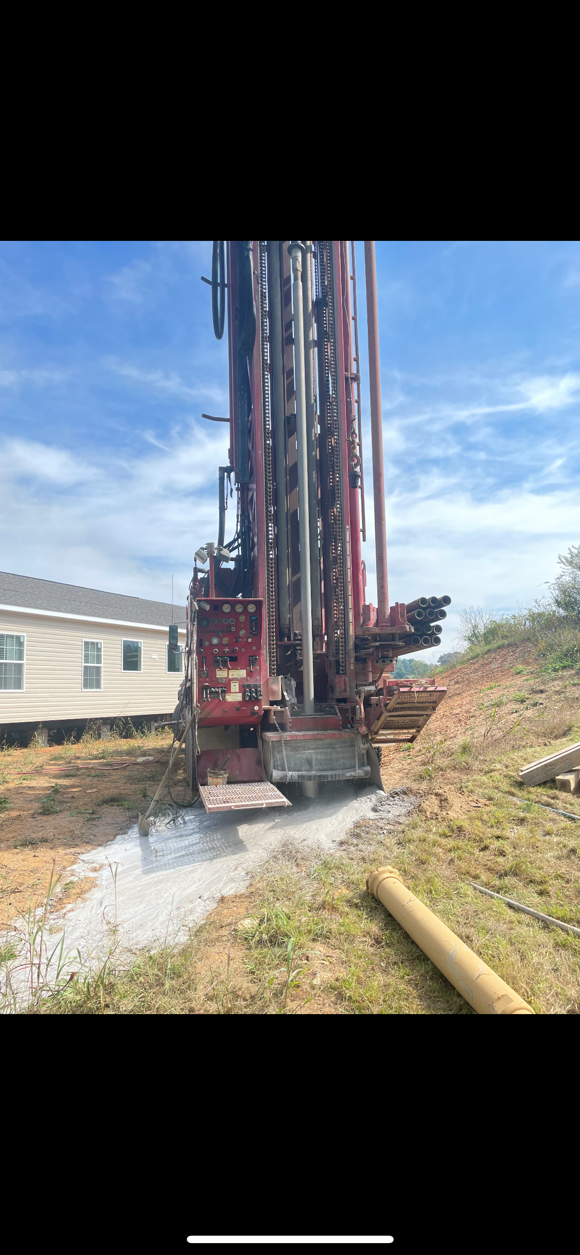 Truck Driller Pumping Water | Candler, NC | Clyde Sawyers & Son Well Drilling