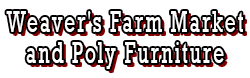 Weaver's Farm Market and Poly Furniture Logo