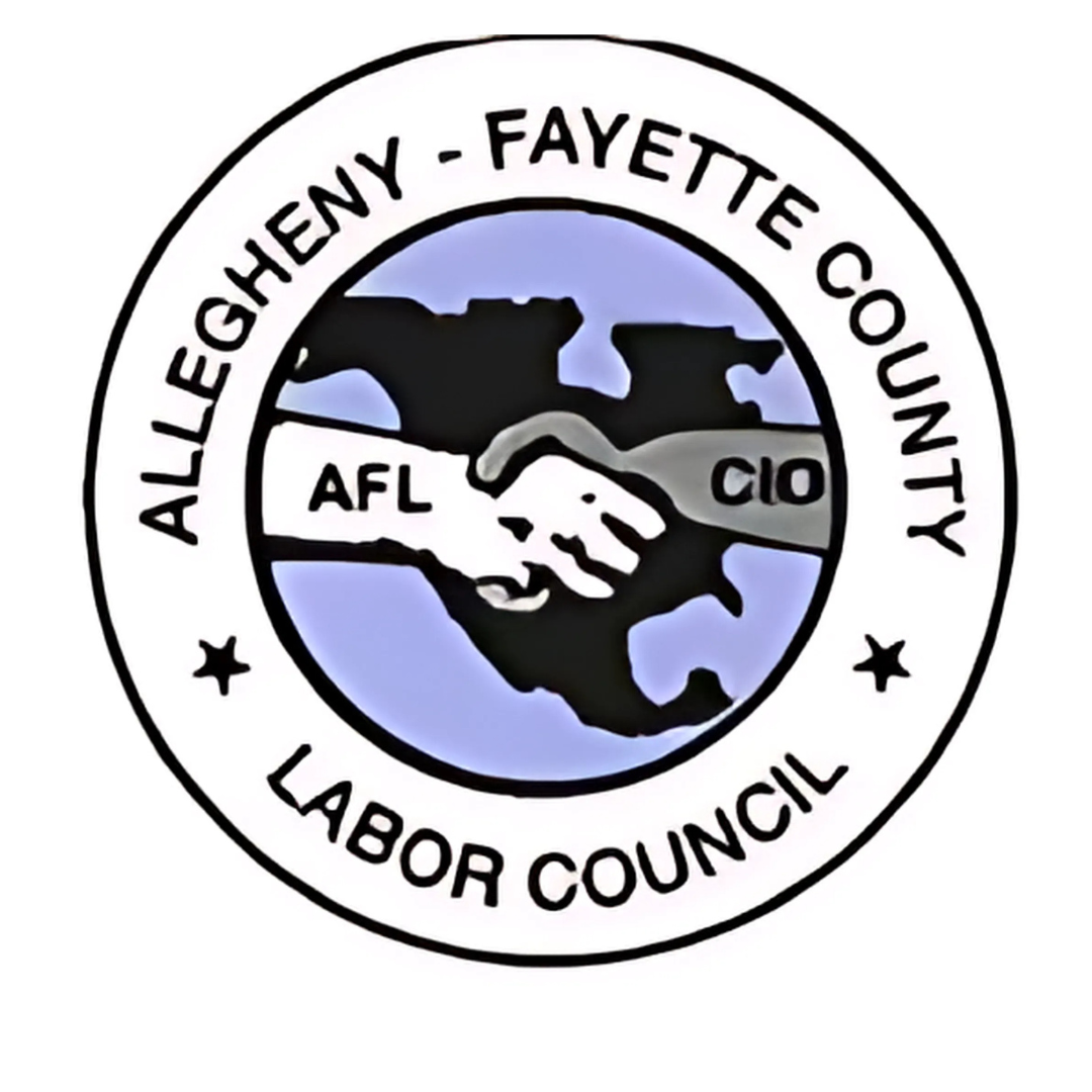 A logo for the allegheny fayette county labor council