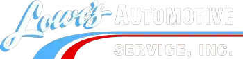 A blue , red and white logo for a automotive service company.
