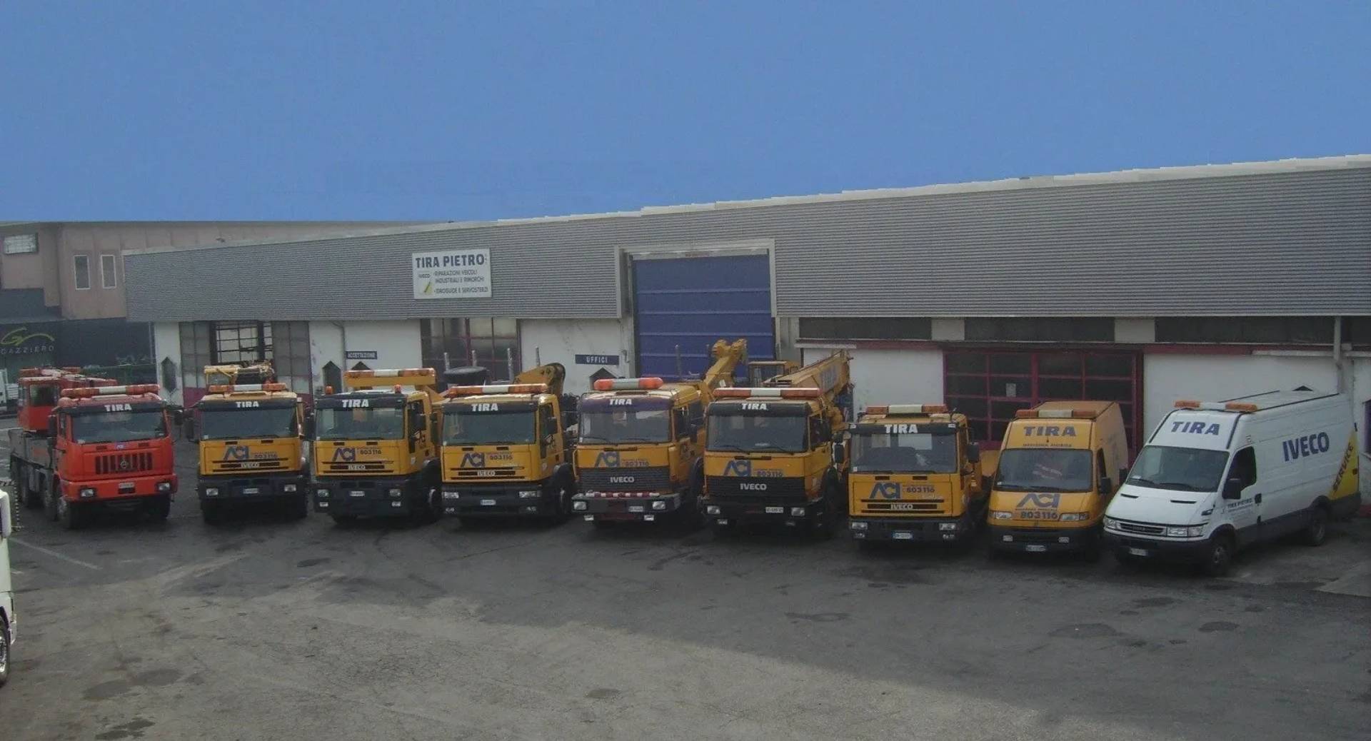 parco mezzi per recupero vetture