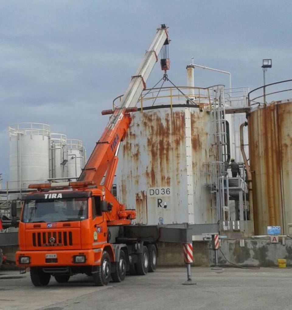 crane lifting a load
