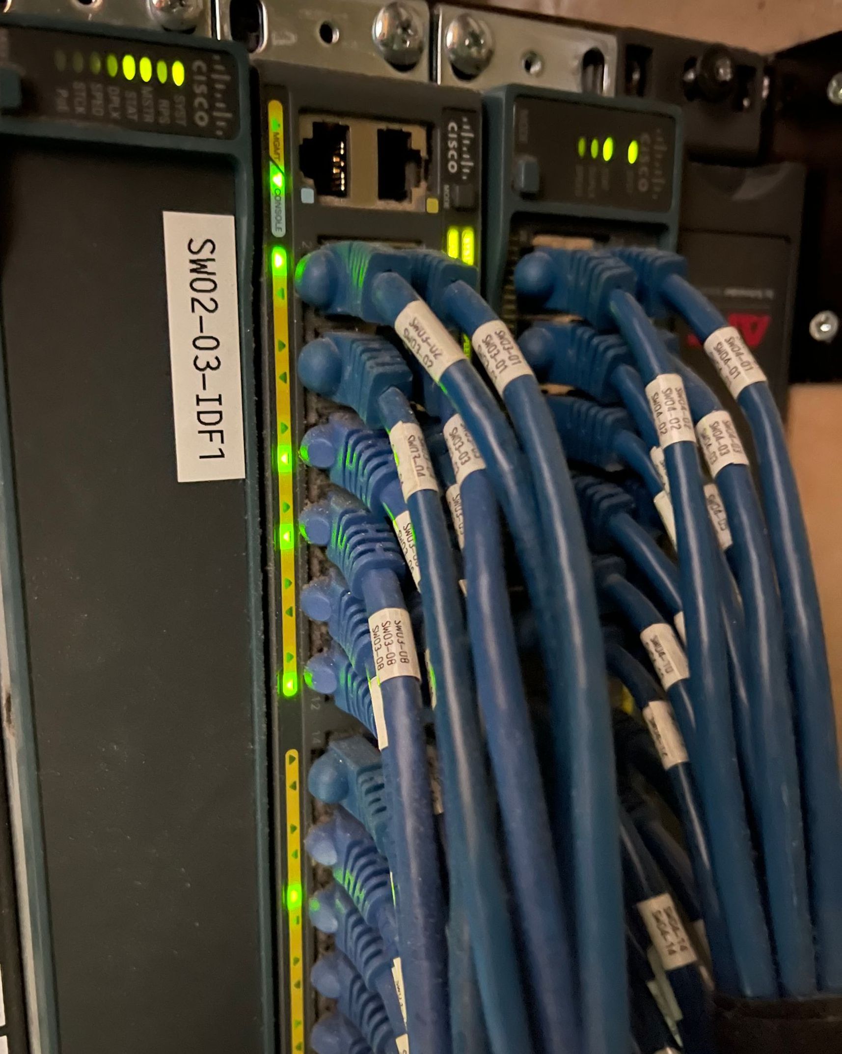 Network Switch With Labels