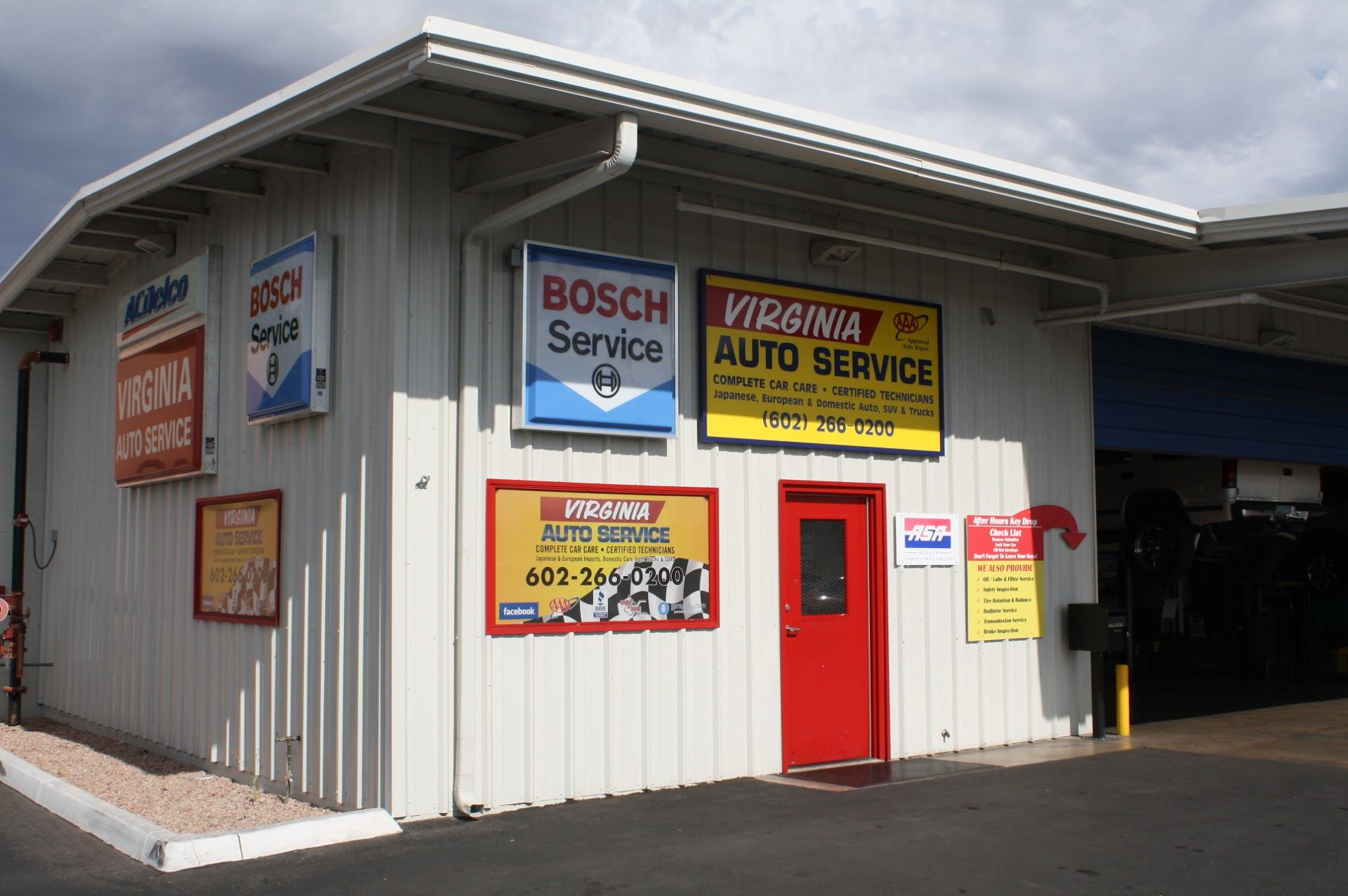 Outside the shop | Virginia Auto Service