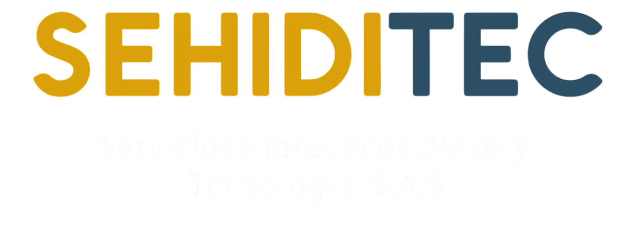 Logotipo de SEHIDITEC con texto amarillo y azul.