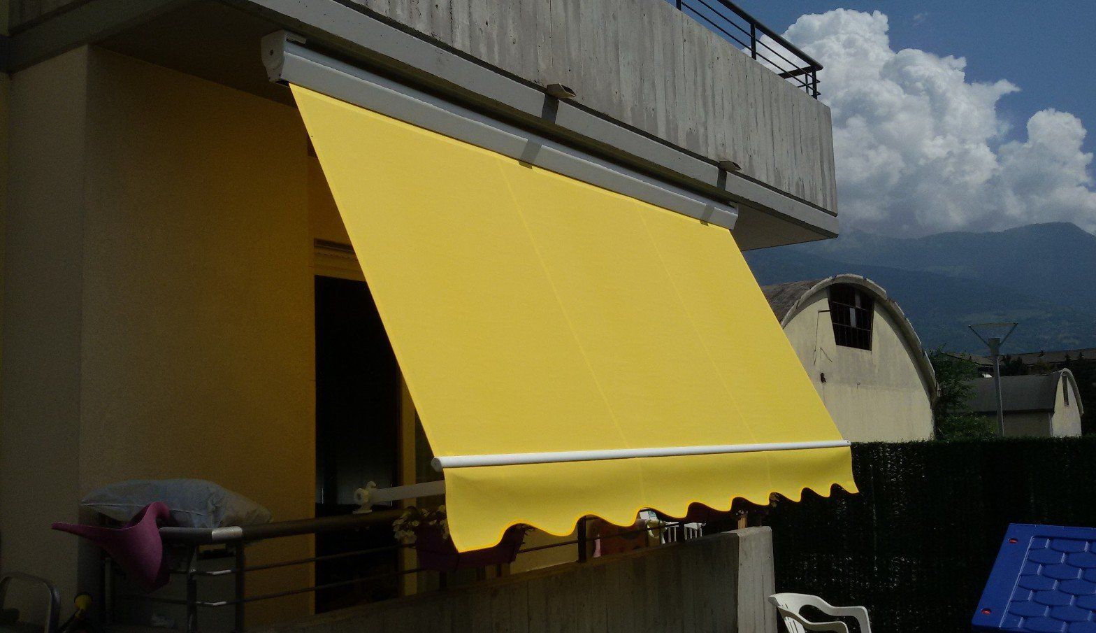 tenda da sole a caduta terrazzi