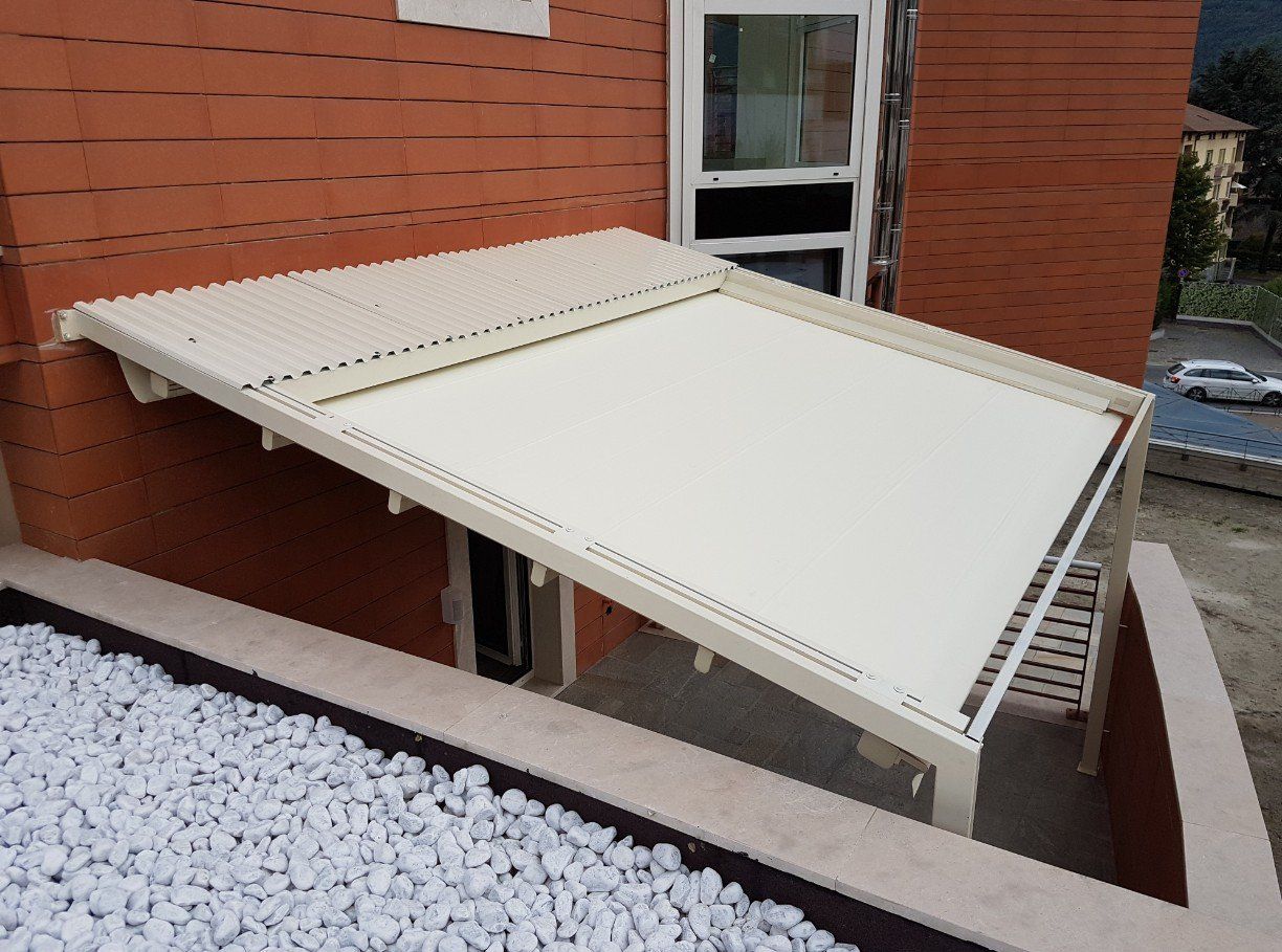 tenda fissa in giardino