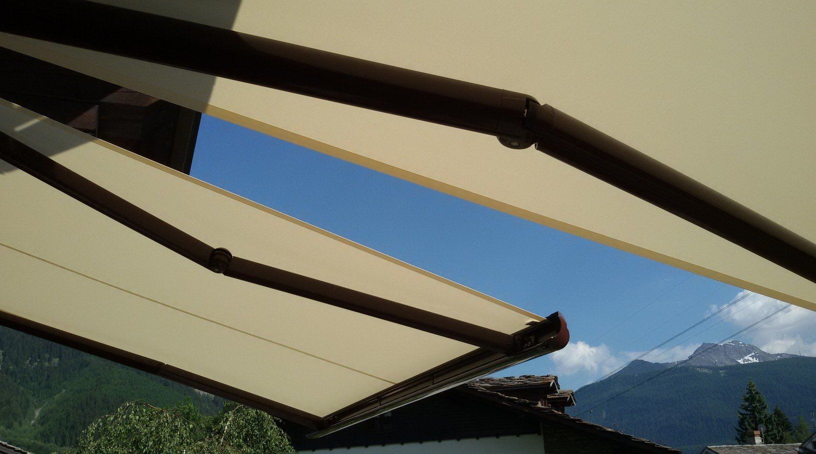 tenda da sole appaiate