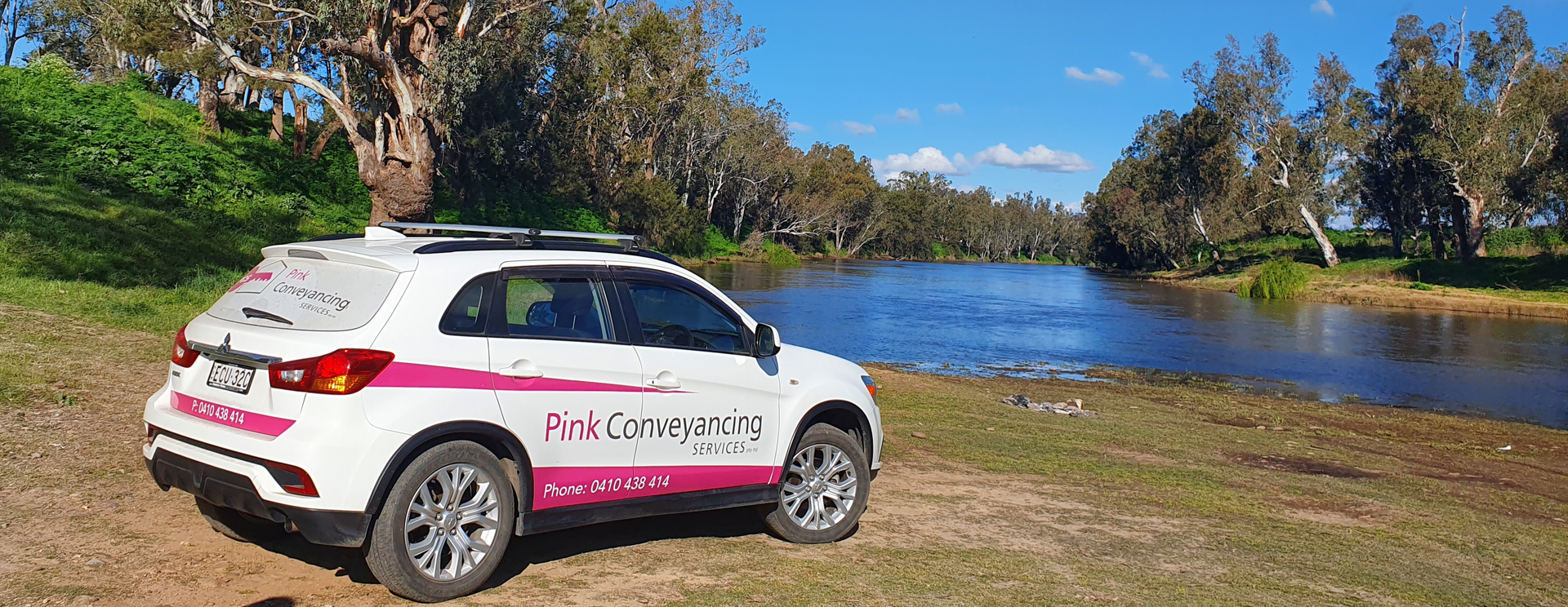 Conveyancer branded vehicle  — Pink Conveyancing Services in Port Macquarie, NSW