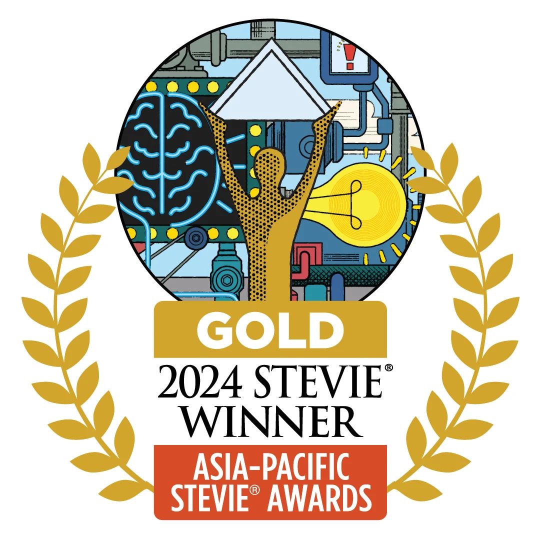 Gold stevie winner asia-pacific stevie awards