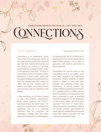 Connections newsletter july pdf file