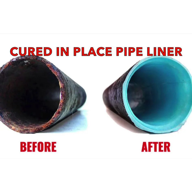pipe liner before and after