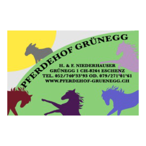 Eine grüne Visitenkarte für den Pferdehof Grünegg
