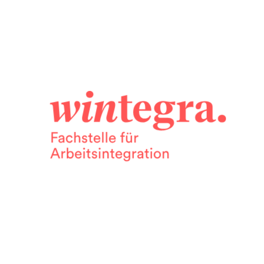 Ein rot-weißes Logo für ein Unternehmen namens Winteregra