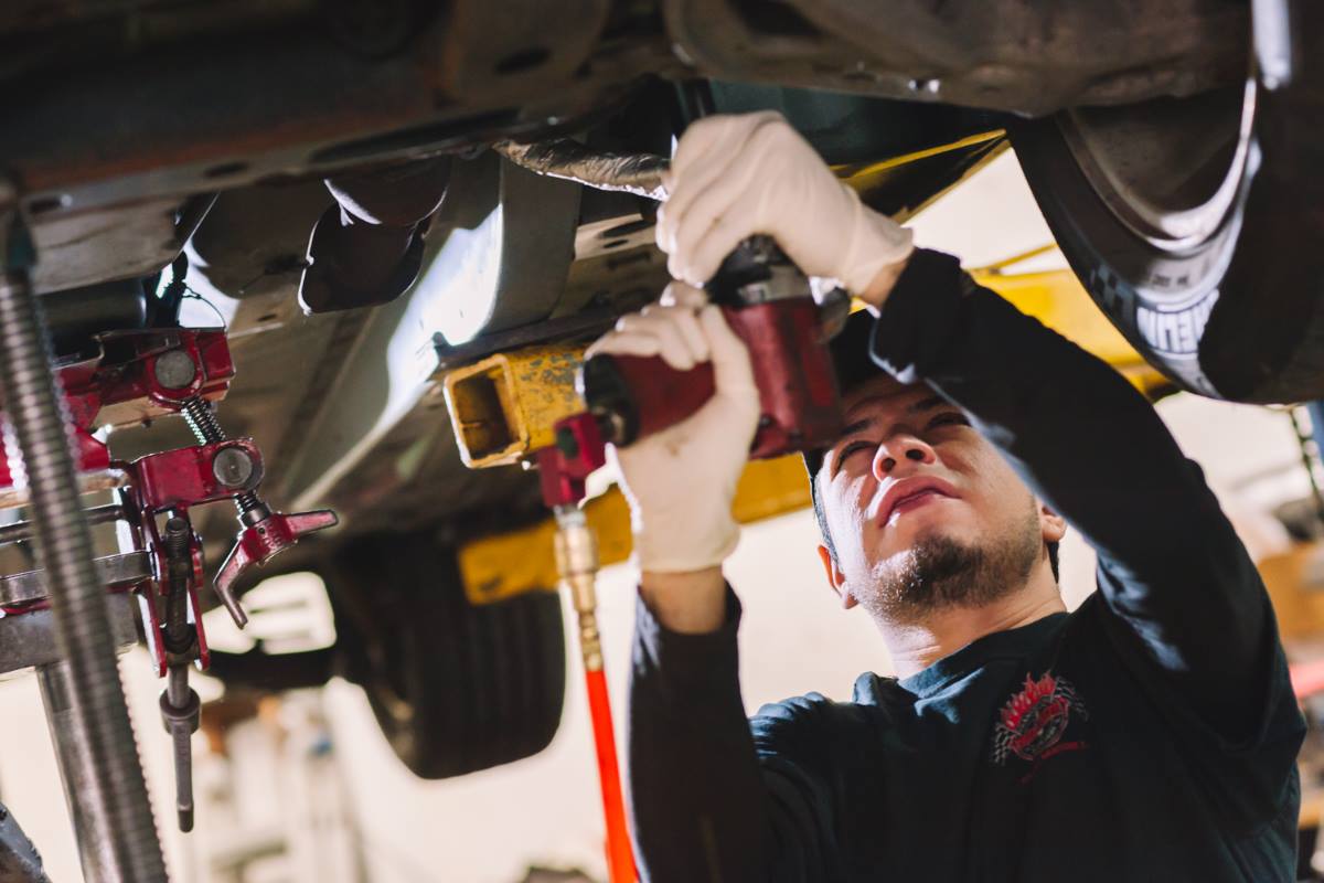 Mechanic Fixing Car — Rolling Meadows, IL — Trans-Fixed