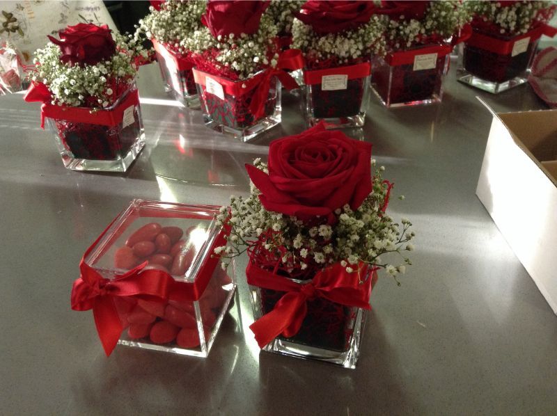 bomboniere per matrimoni con fiori e piante grasse