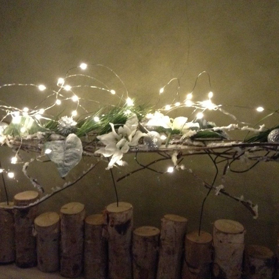 Luci e decorazioni floreale