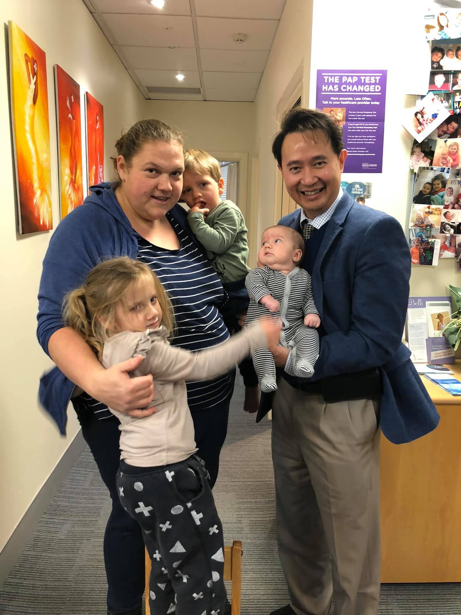 Mother With Three Kids — Bruce ACT — Dr. Sim Hom Tam