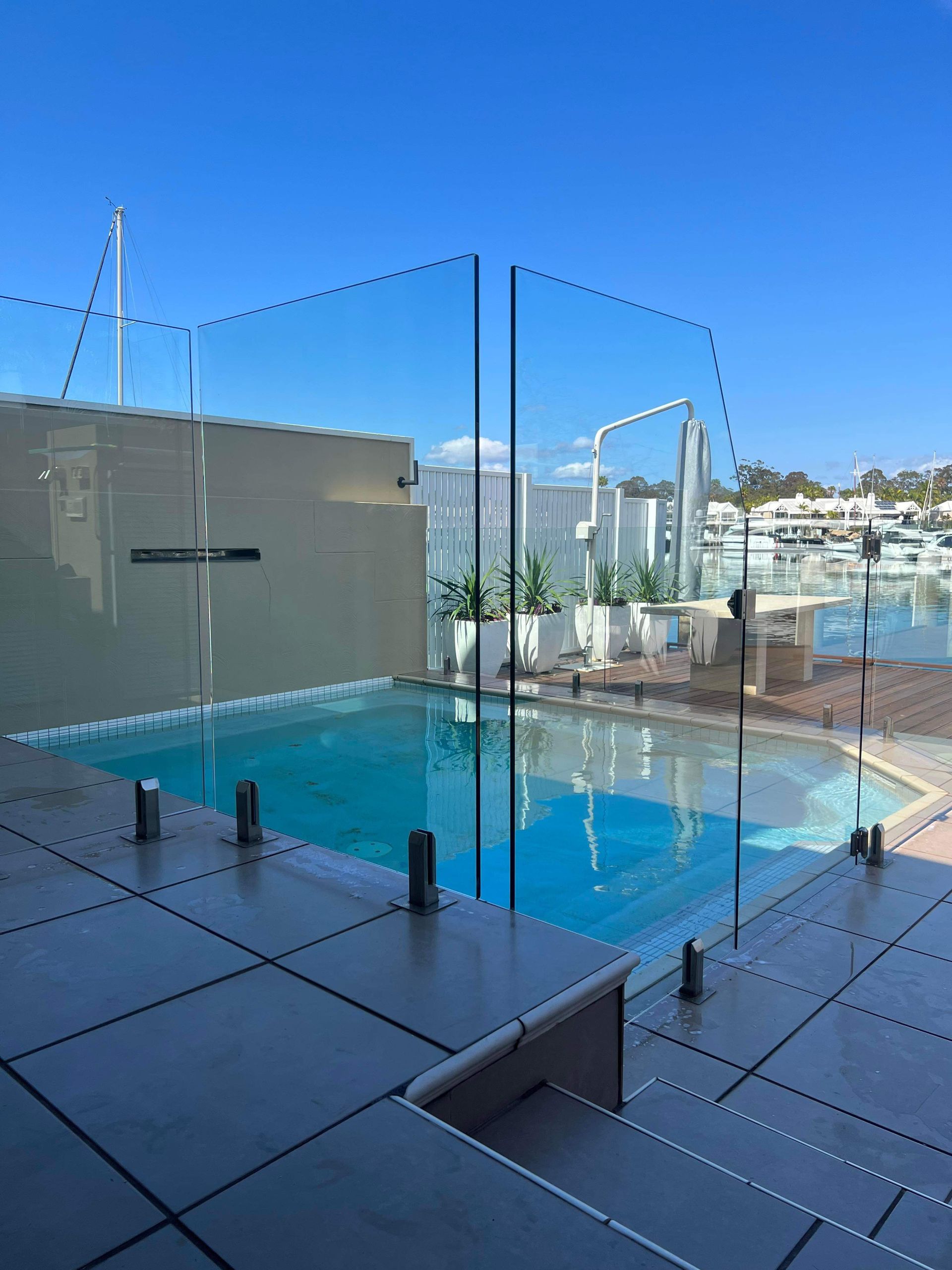 A Clean Pool Fence — Supercare Gold Coast in Miami, QLD
