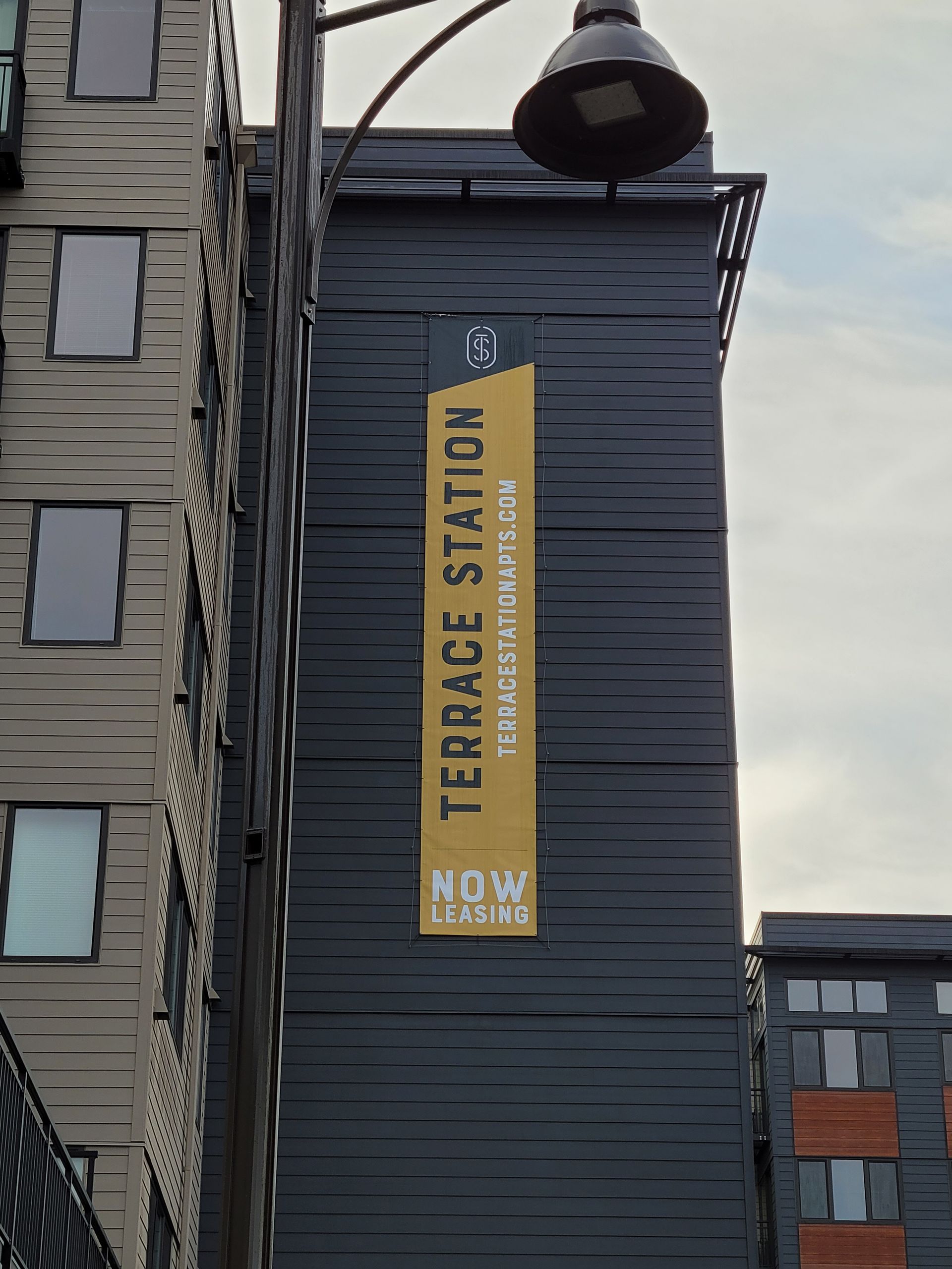 Sign for terrace station