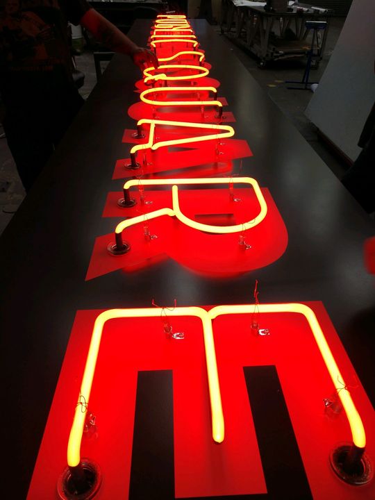Neon sign