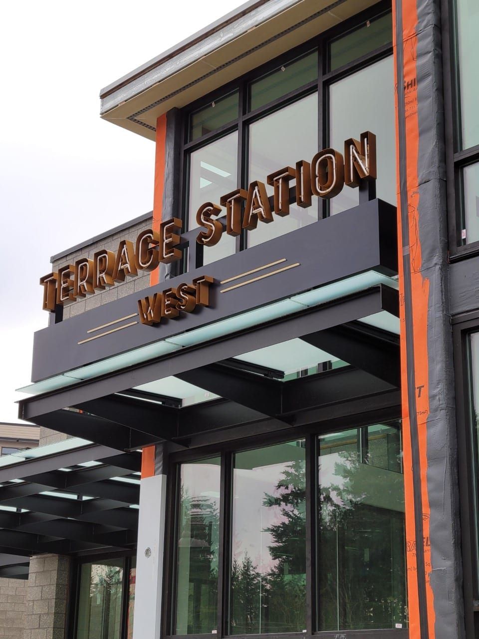 Sign for a city station