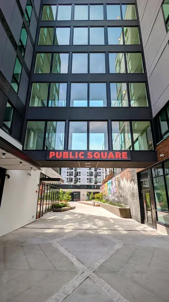 Public square entrance