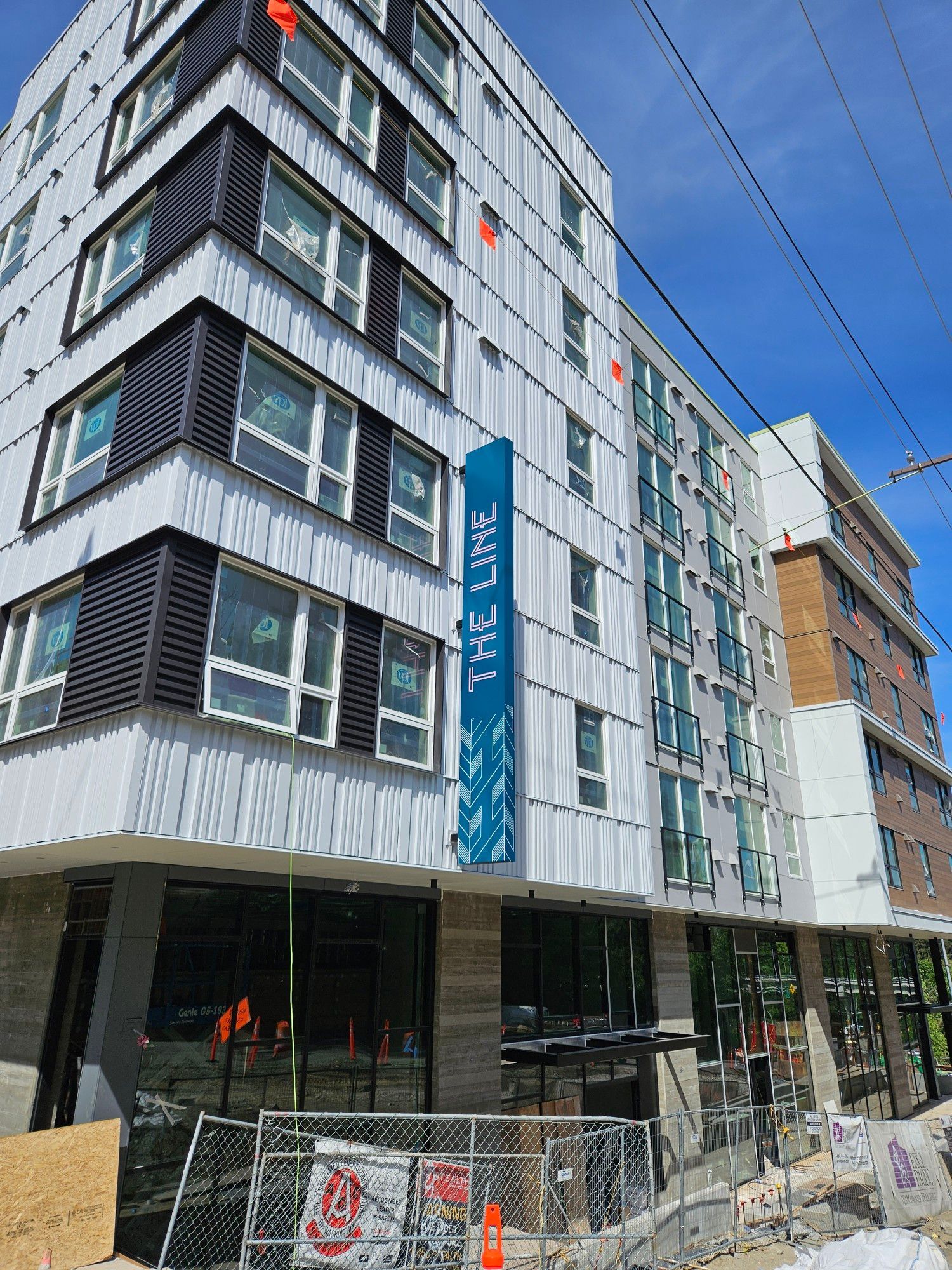 Modern multi-story apartment building 