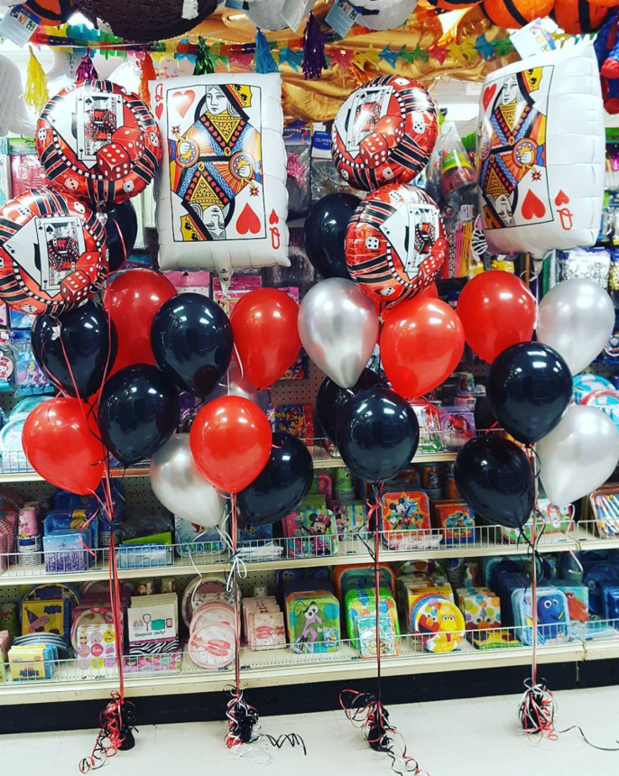 Card and Casino Balloons — Party Supplies in Dallas, TX