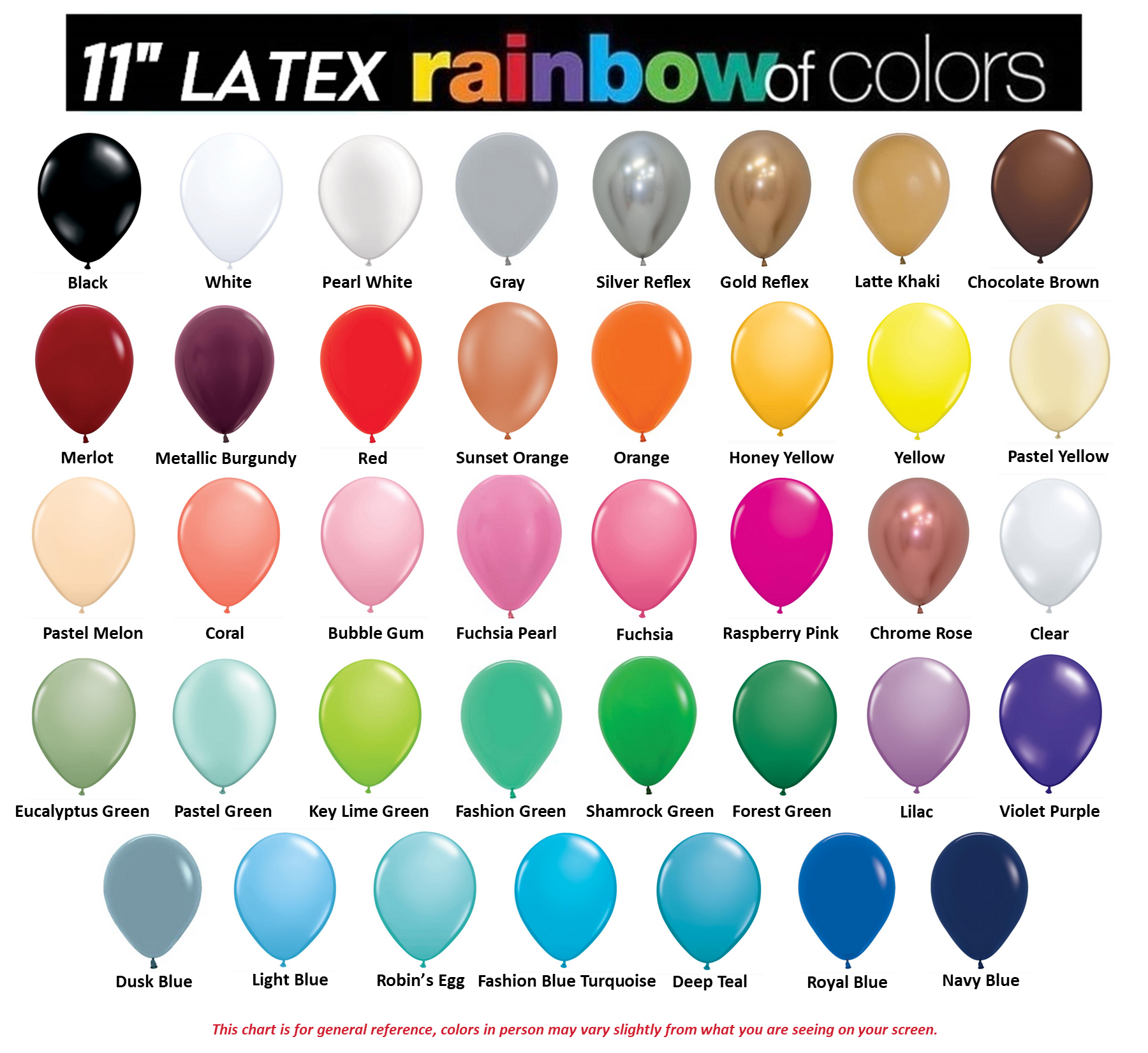 Party Bazaar Latex Balloons —  Sempertex Qualatex TuffTex