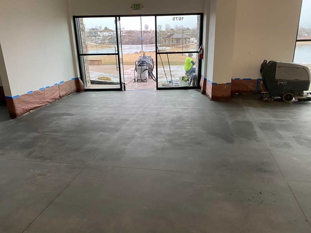 Hard Concrete Flooring