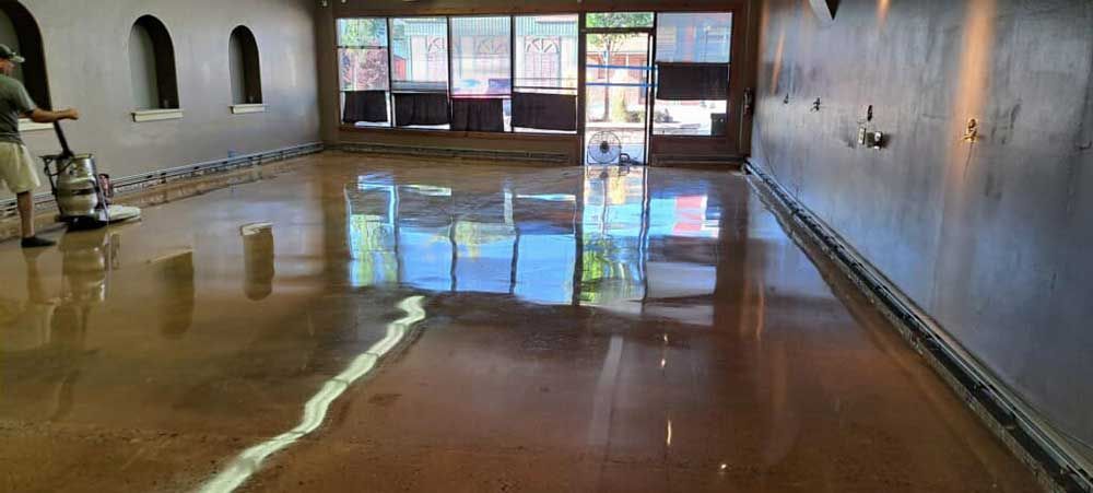 Shiny Epoxy Flooring