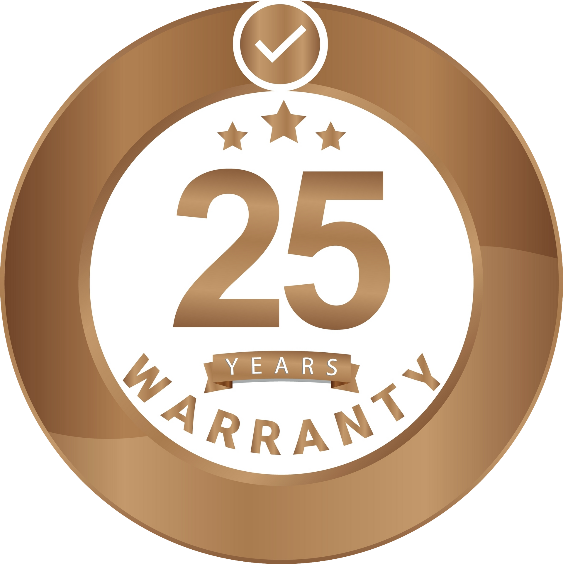 25 Years Warranty