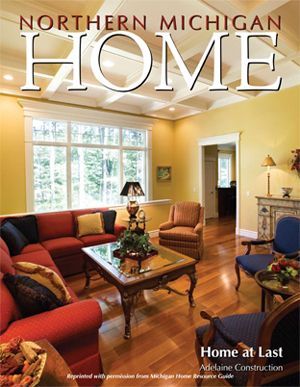 The cover of the northern michigan home magazine