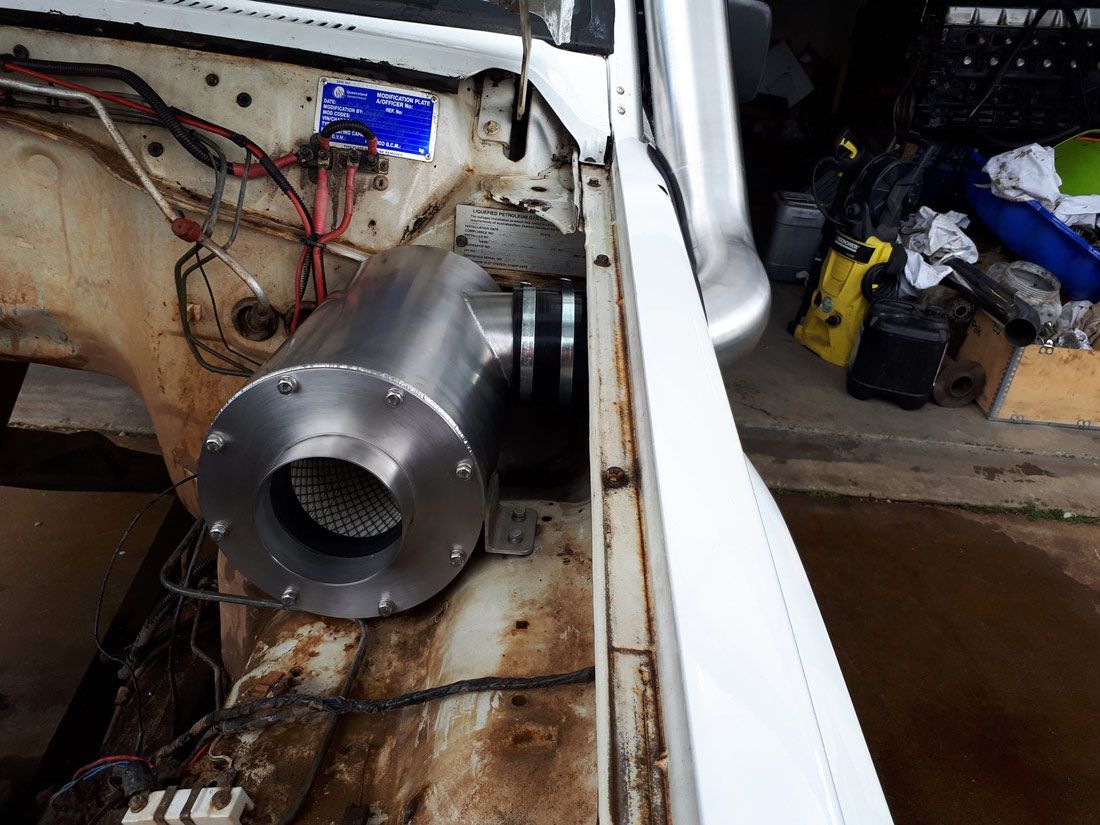 Aluminium tanks before and after for underfloor boat In A Factory — Vids Fabrication in South Lismore, NSW 