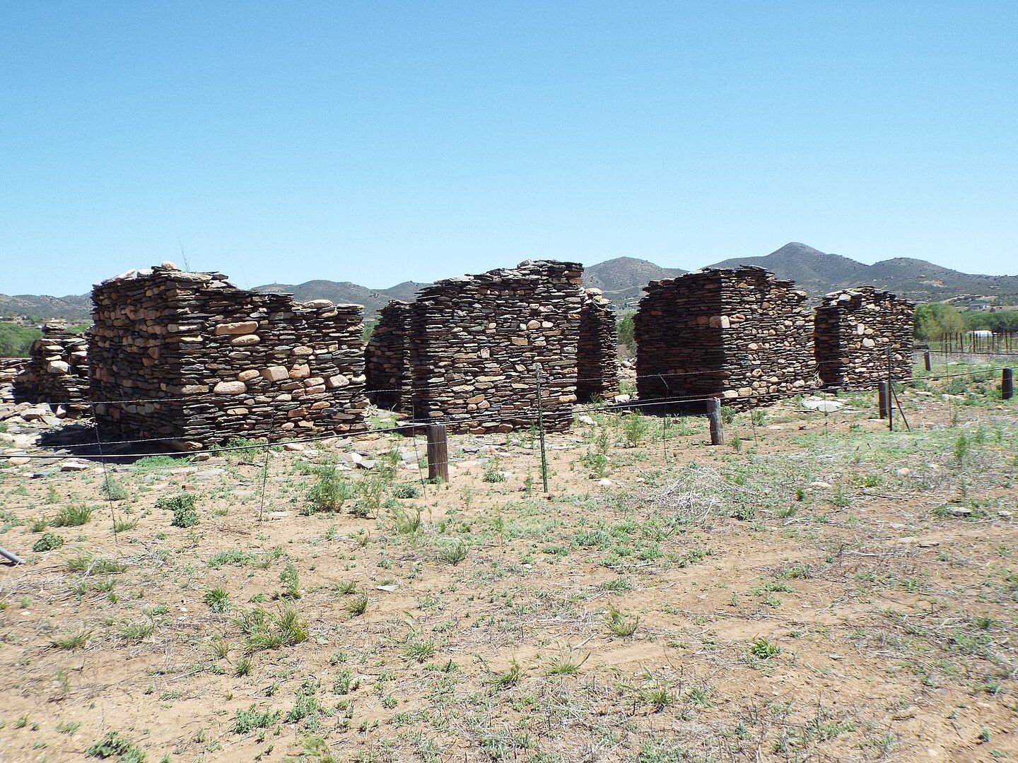 Stone structure outside of Dewey, AZ