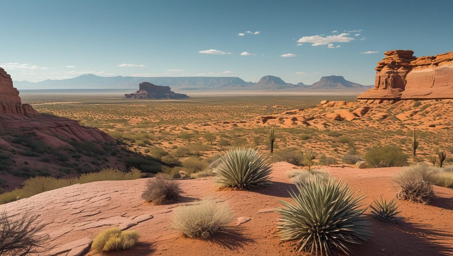 The desert ouside of Dewey, AZ