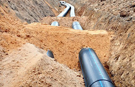 Sewer Line — Process of Laying Sewer Pipe Lines in Griffin, GA